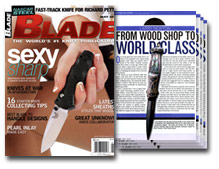 Click to read this article about me from Blade Magazine